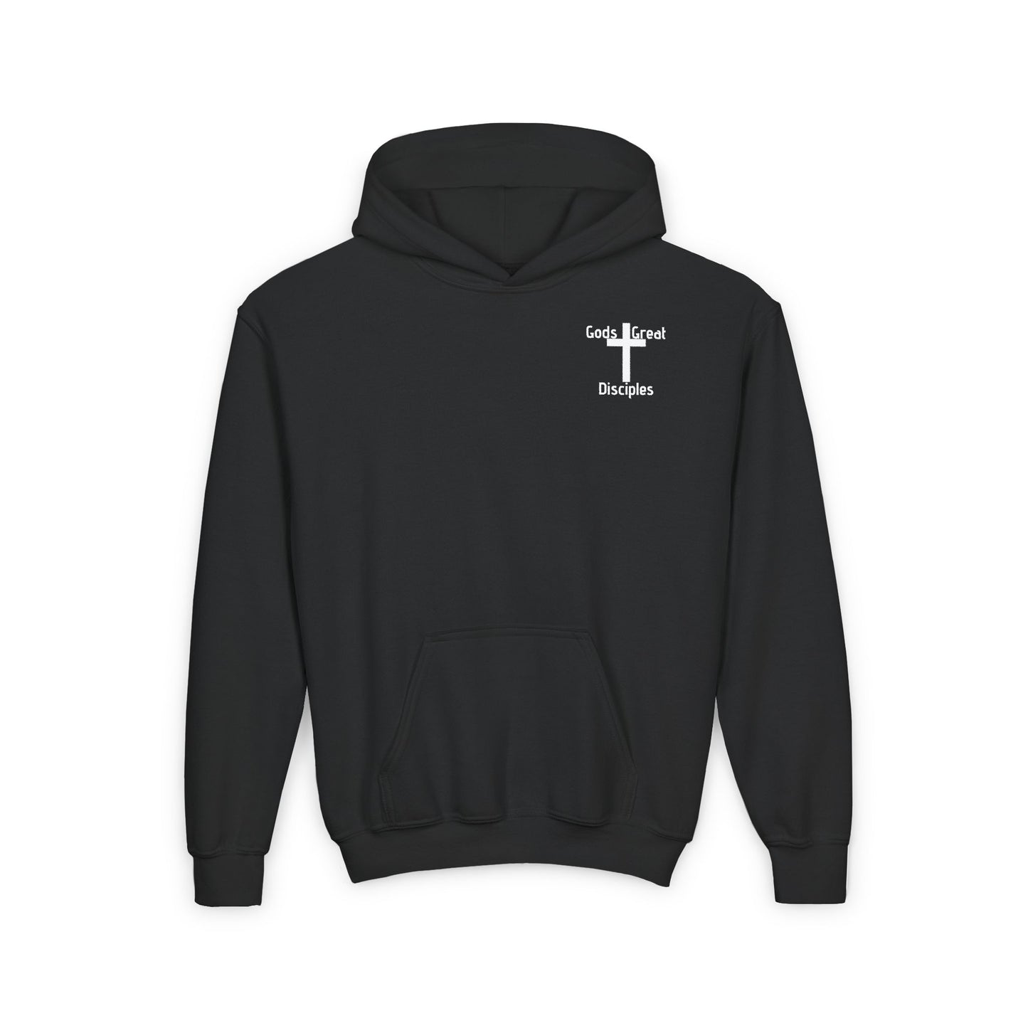 John Bible Verse Hoodie - Youth Heavy Blend