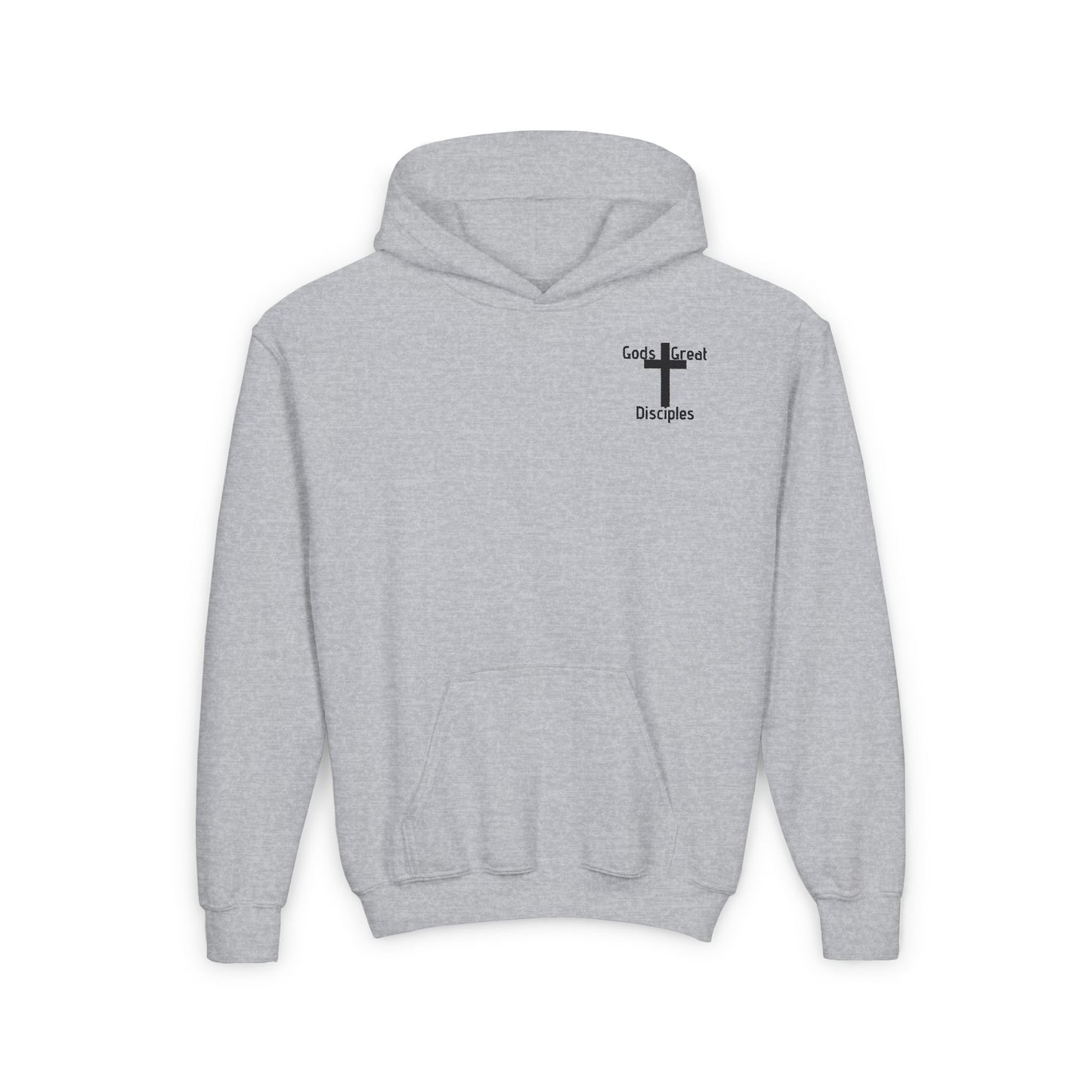 John Bible Verse Hoodie - Youth Heavy Blend