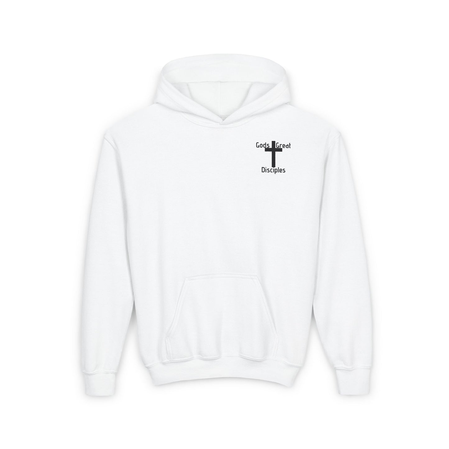 John Bible Verse Hoodie - Youth Heavy Blend