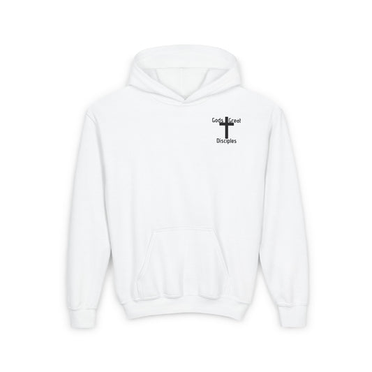 John Bible Verse Hoodie - Youth Heavy Blend